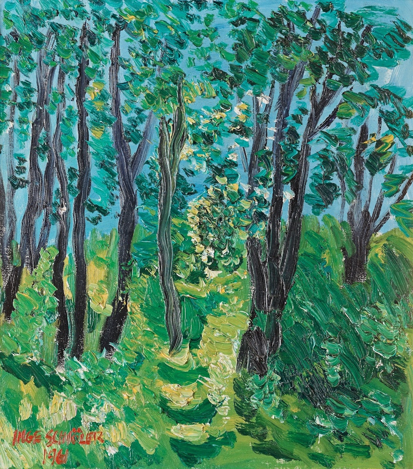 Summer landscape by Inge Schiöler