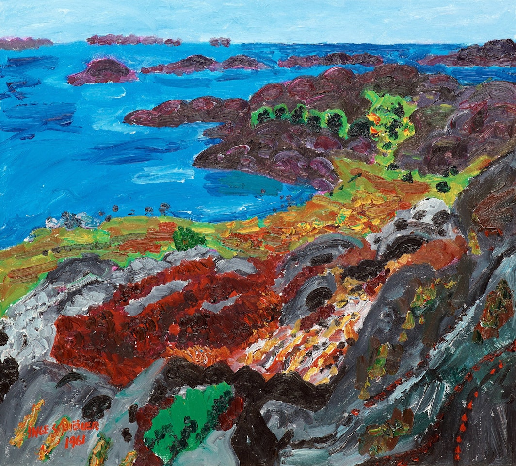 "Utsikt från berget" by Inge Schiöler