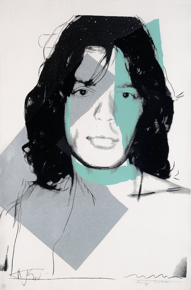 "Mick Jagger" by Andy Warhol