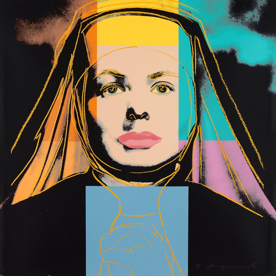 "The Nun", from: "Ingrid Bergman" by Andy Warhol