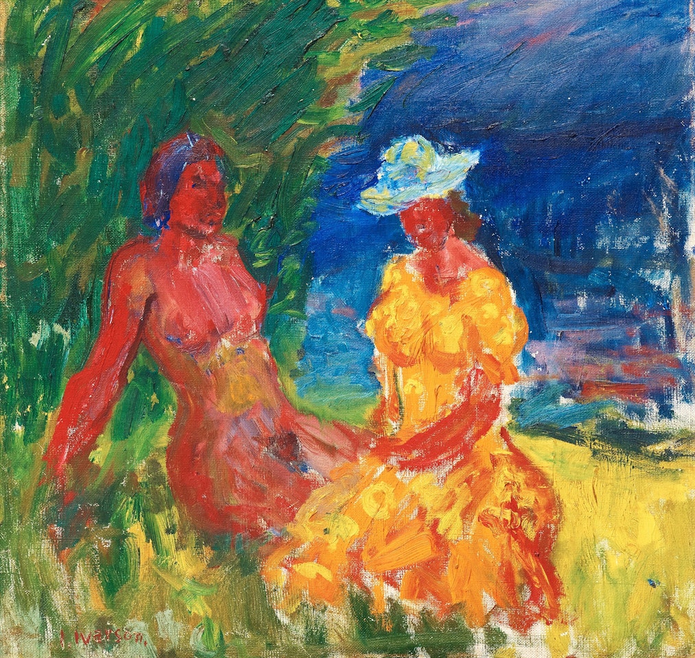 "Kvinnor vid stranden" (Women on the Beach) by Ivan Ivarson