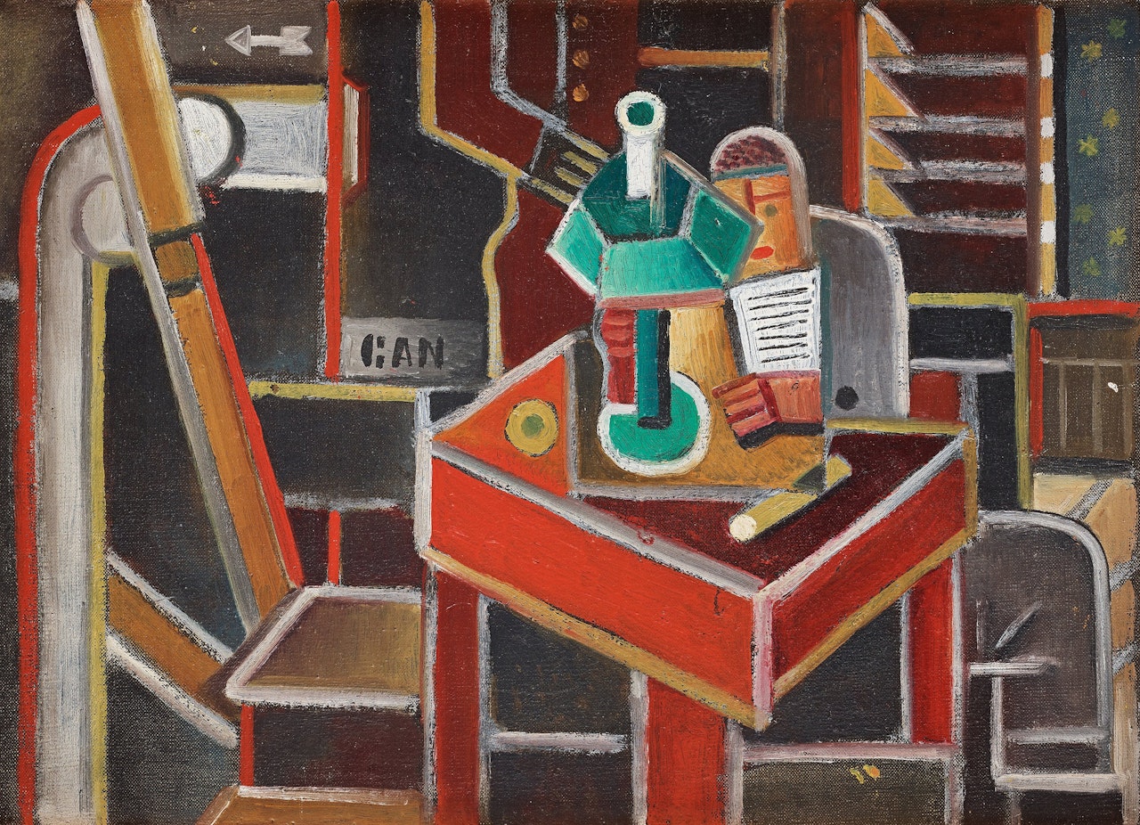 "Interiör" (Interior) by Gosta Adrian-Nilsson