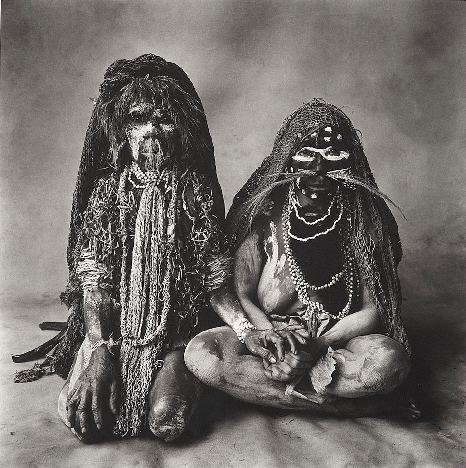 "Two Cat Women, New Guinea" by Irving Penn