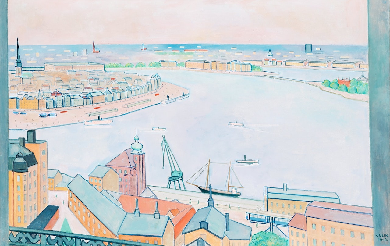 View from Södermalm, Stockholm by Einar Jolin