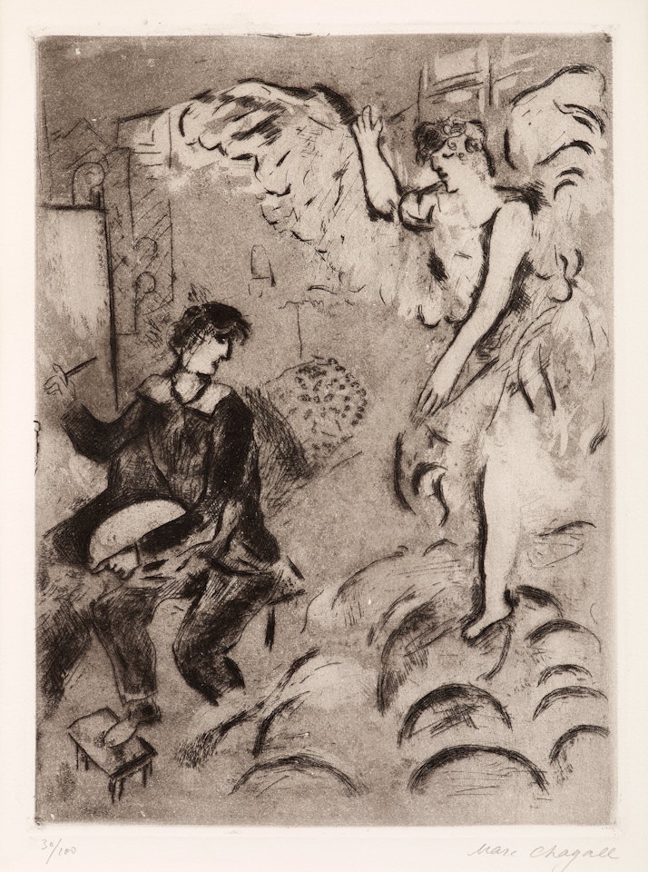 "L"Apparition I" by Marc Chagall