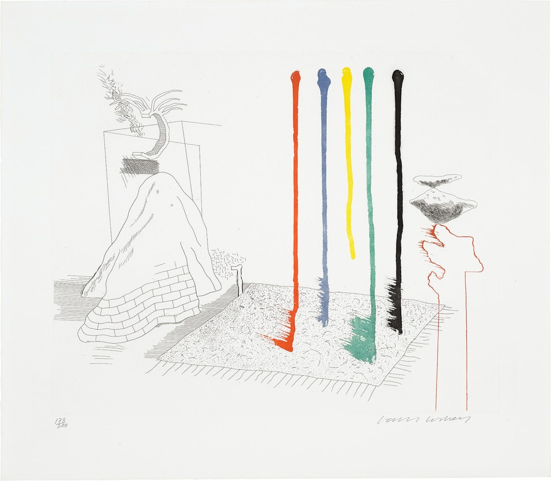 I Say They Are, plate 16 from The Blue Guitar (S.A.C 214, M.C.A.T. 193) by David Hockney