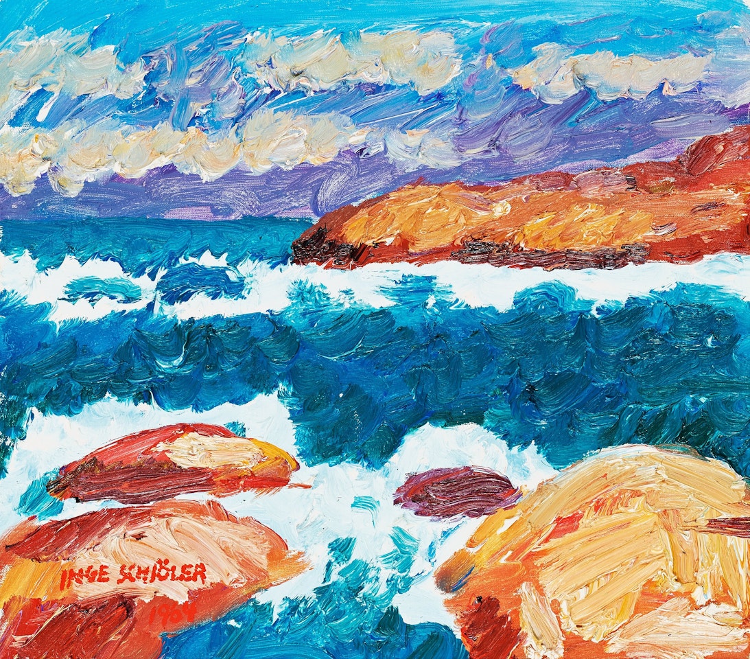 Coastal motif, Koster, Sweden by Inge Schiöler