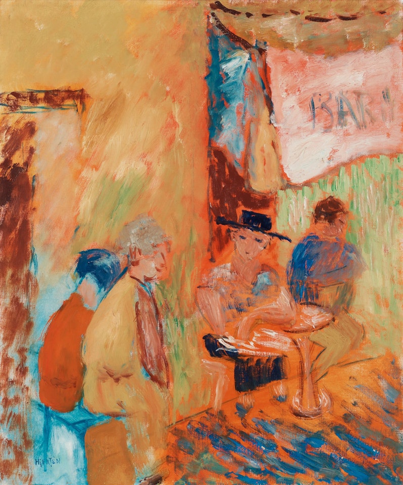 "Sjömansbaren" (The sailor bar) by Sigrid Hjertén