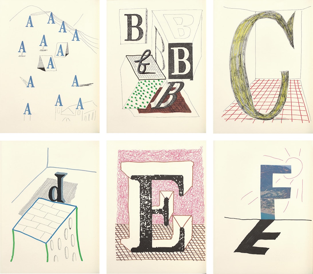 Hockney's Alphabet by David Hockney