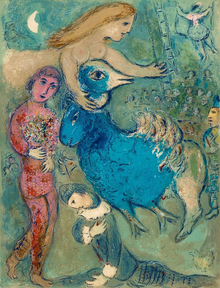 "Frontispice" from "Le Cirque" by Marc Chagall