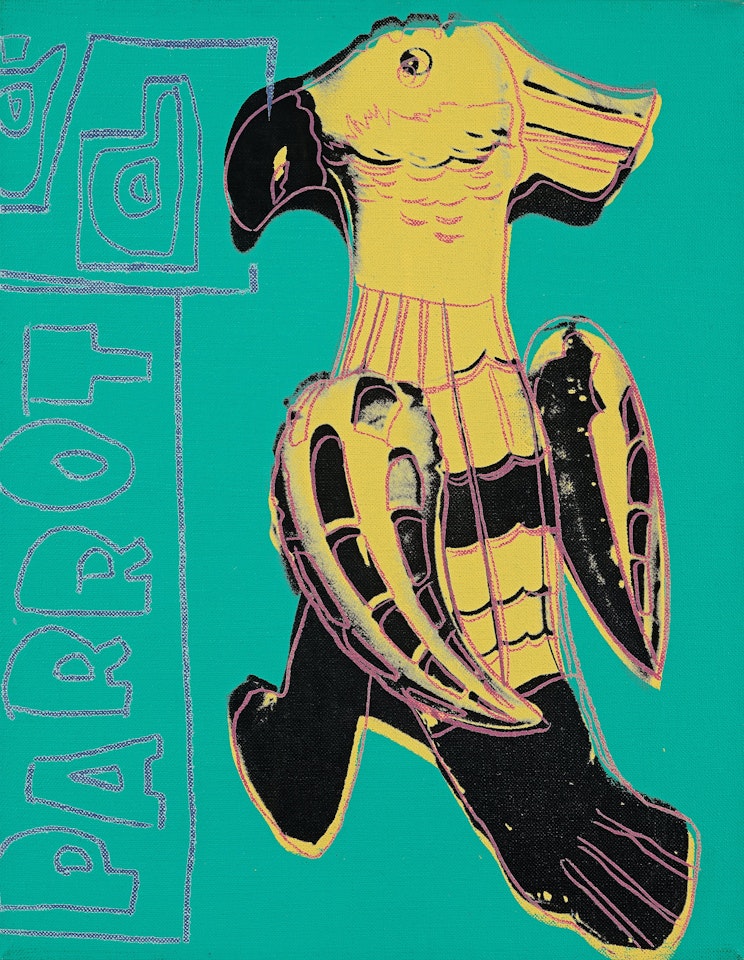 "Parrot (from Toy Series) " by Andy Warhol