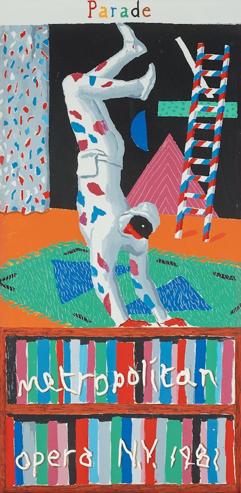 "Parade" by David Hockney