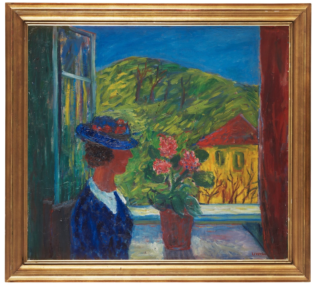 "Flickan i fönstret" (The girl in the window) by Ivan Ivarson