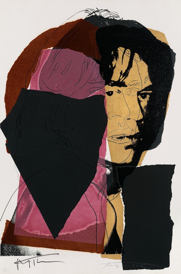 "Mick Jagger" by Andy Warhol