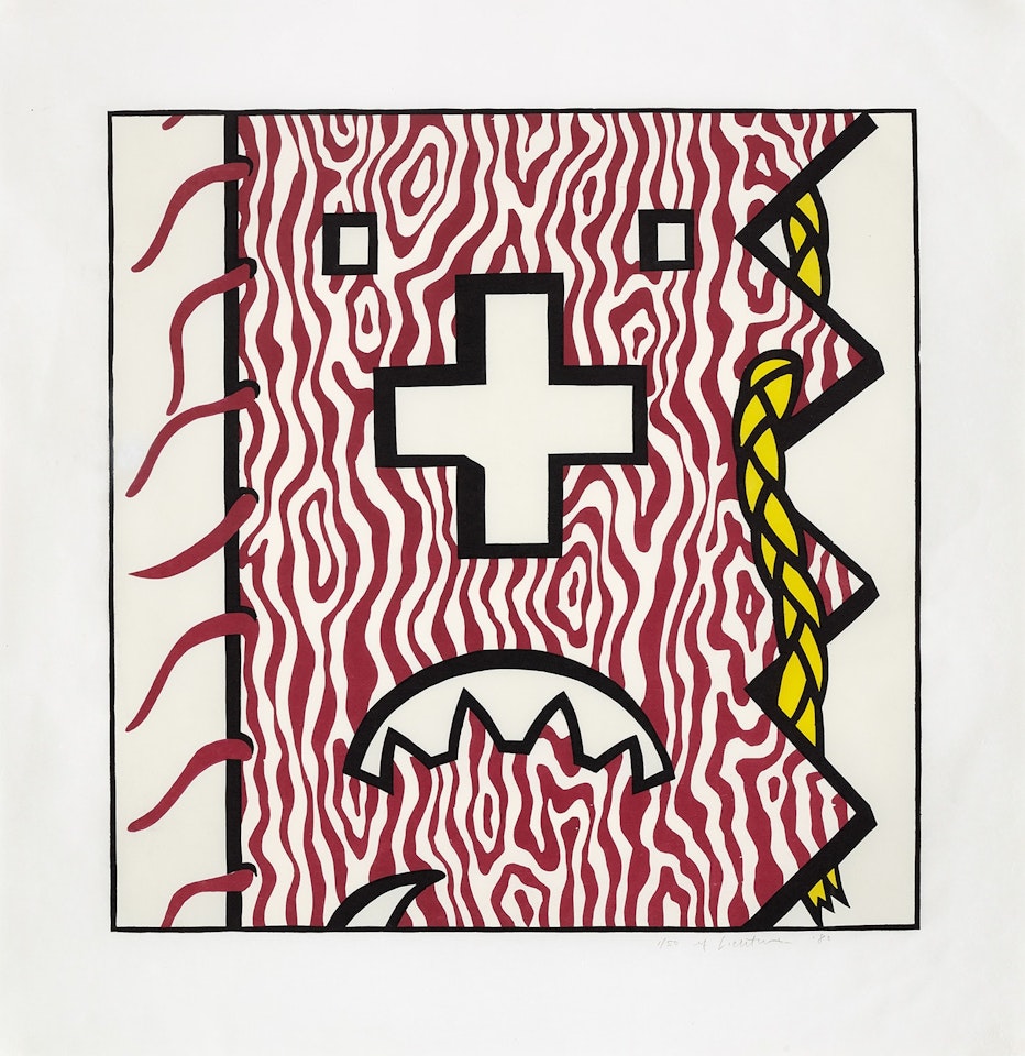 American Indian Theme IV (T.G. 349, C. 163) by Roy Lichtenstein