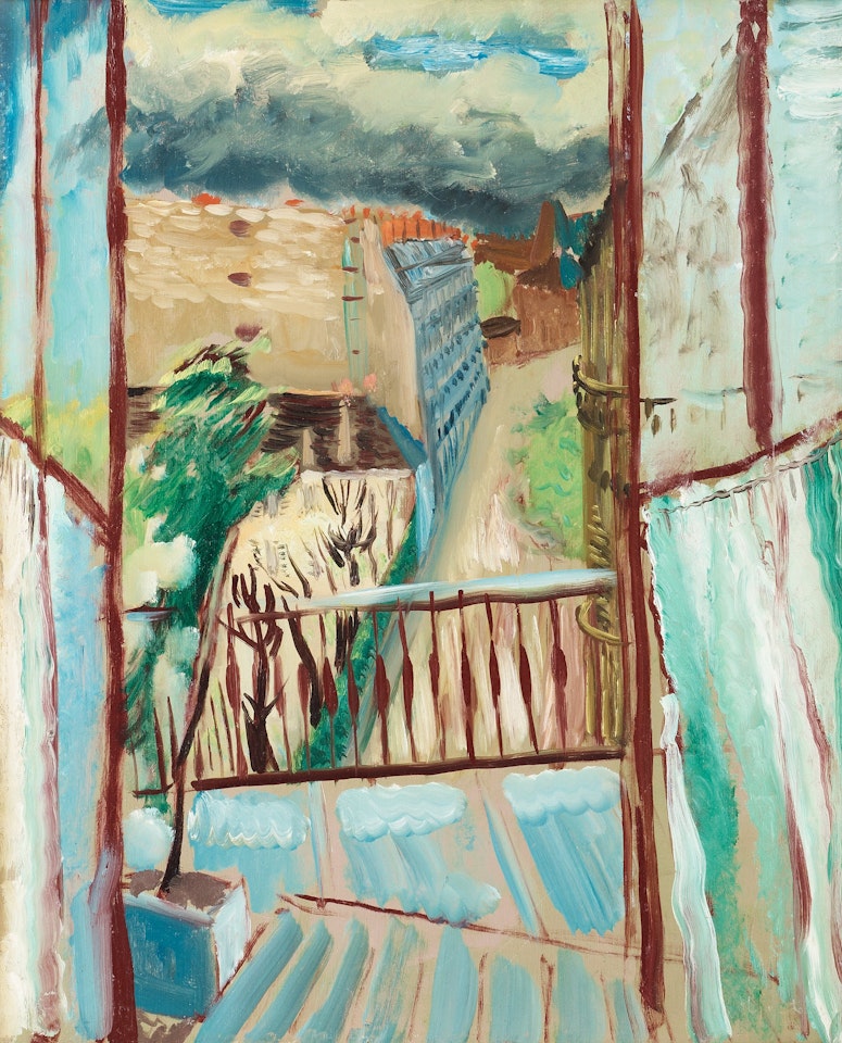 View at Rue Joseph-Bara by Sigrid Hjertén