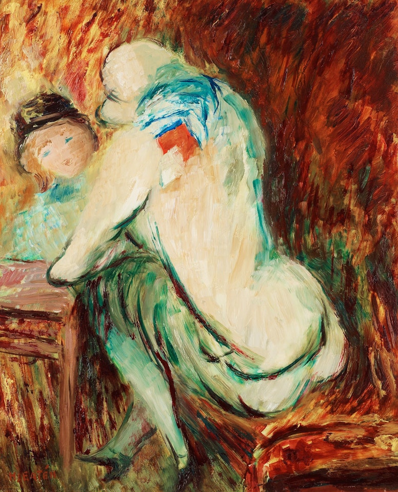 "Konversation" (Conversation) by Sigrid Hjertén