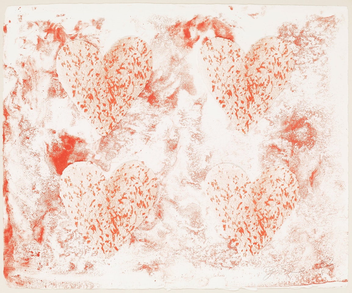 "Dutch Hearts" by Jim Dine