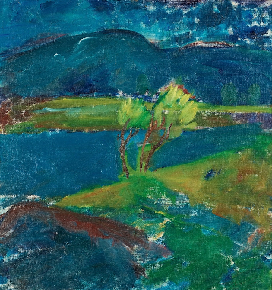 Två träd, Syd-Koster by Inge Schiöler