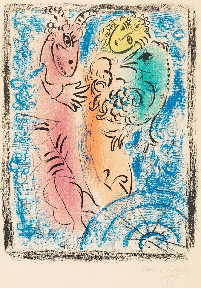 "Le piège" by Marc Chagall