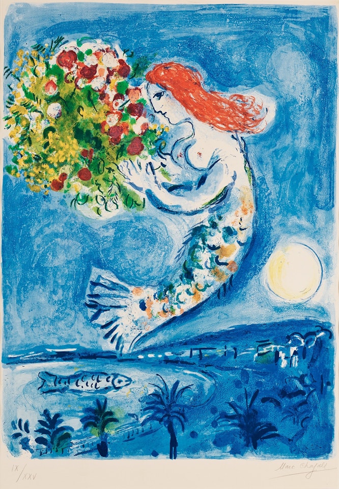 "La Baie des Anges" by Marc Chagall