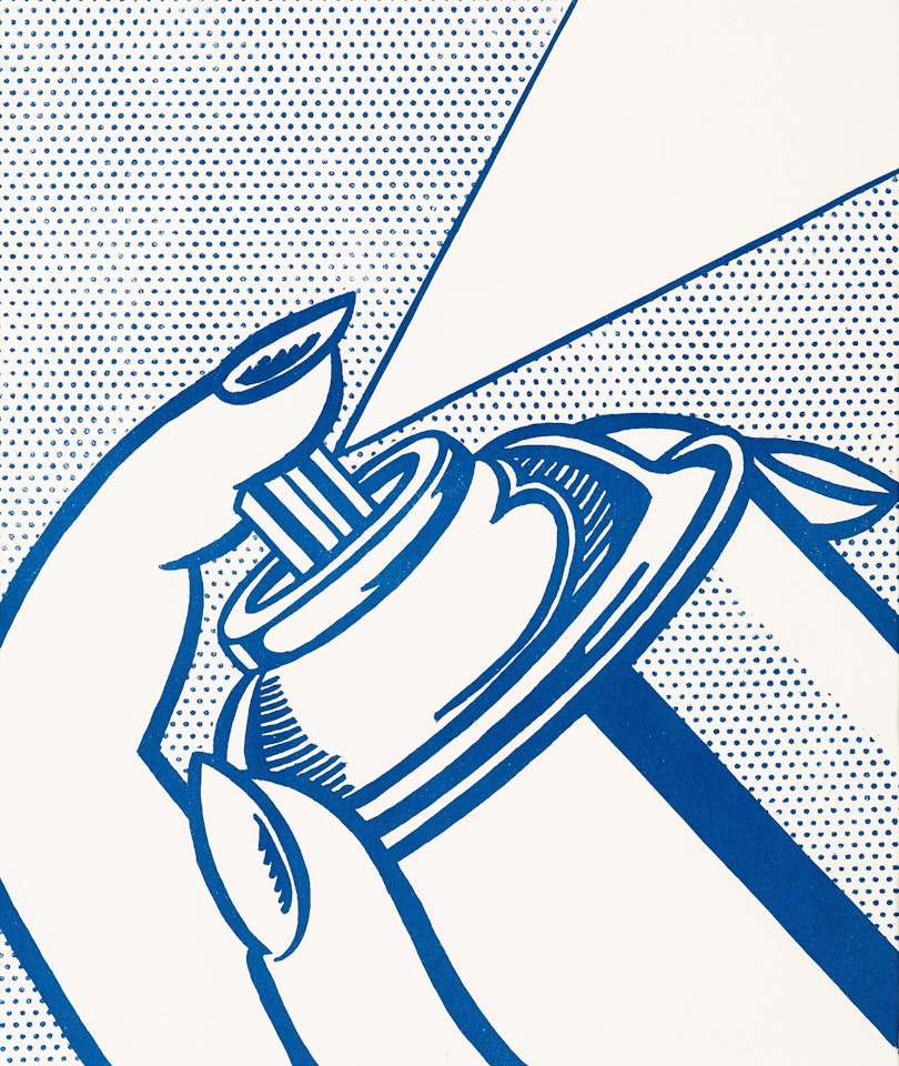 "Spray Can" (regular edition) , from: "1¢ Life" by Roy Lichtenstein