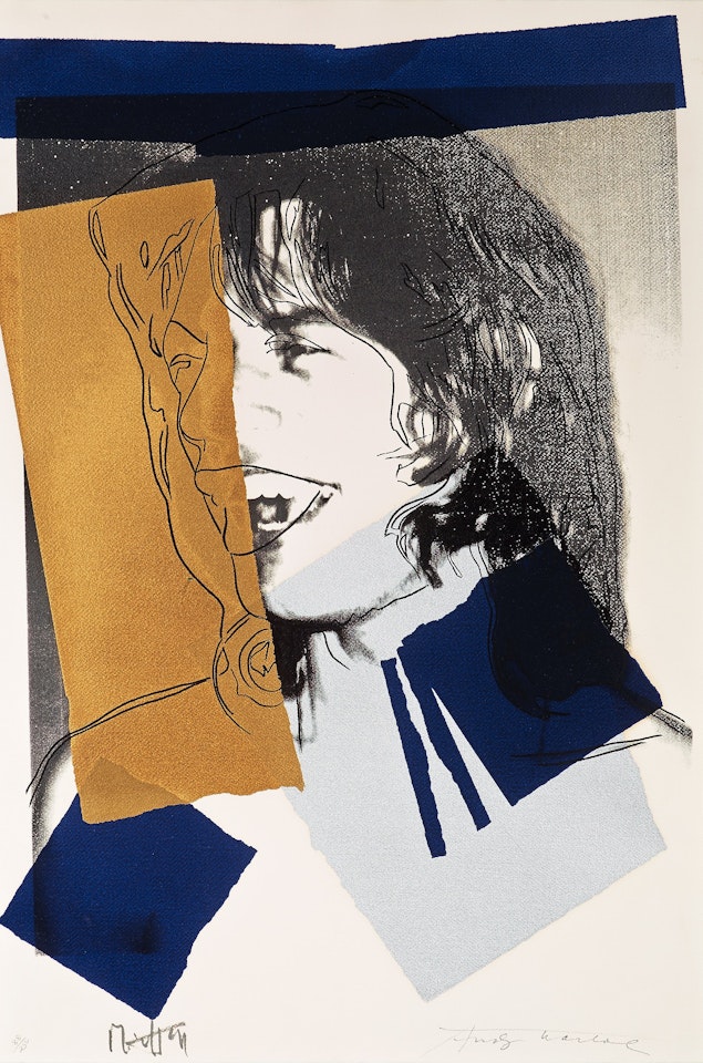 "Mick Jagger" by Andy Warhol