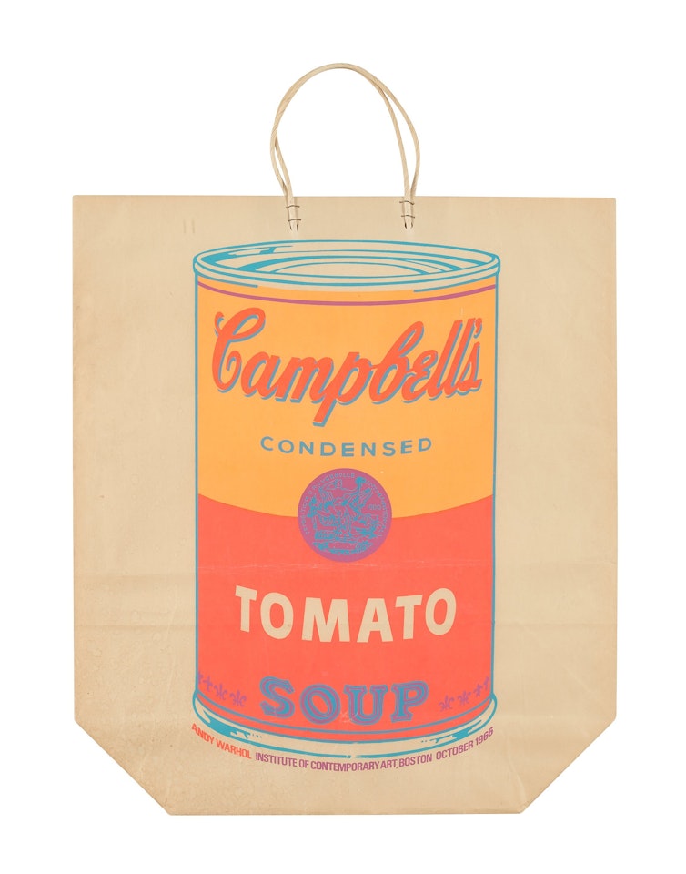 "Campbell"s soup can (Tomato) " by Andy Warhol