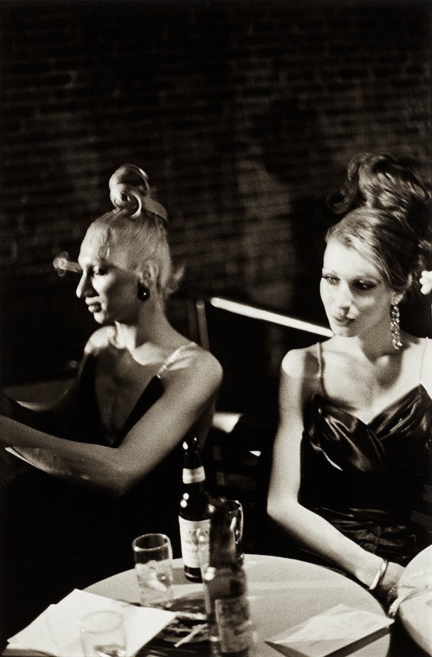 "Marlene and Naomi on the Balcony, Boston 1972" by Nan Goldin