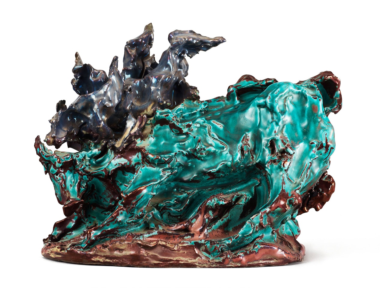 "Senza titolo" by Lucio Fontana