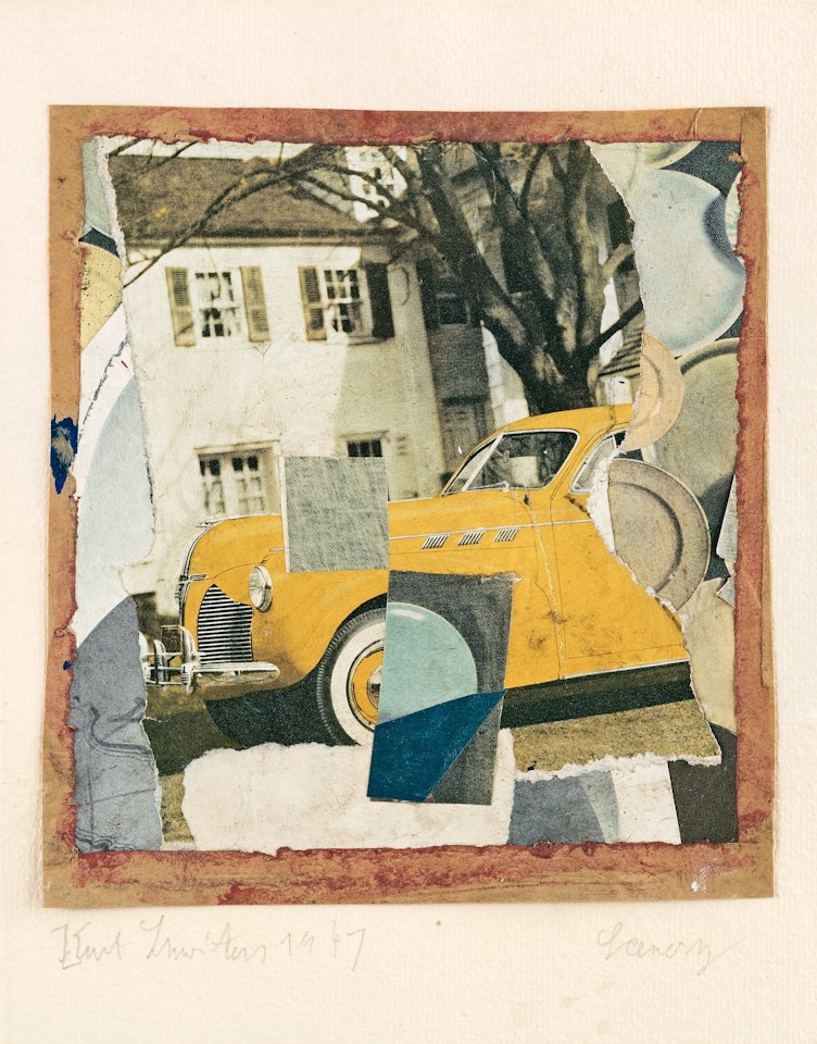 "Scenery" by Kurt Schwitters