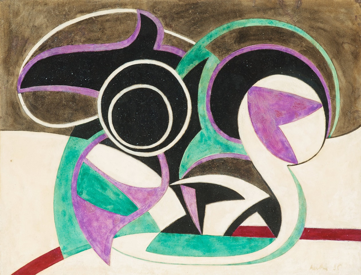Composition by Auguste Herbin