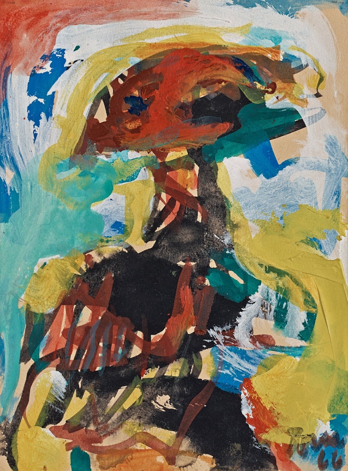 Composition with figure by Asger Jorn