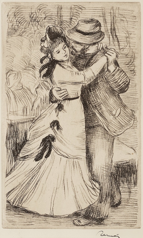 "La danse a la campagne" by Pierre-Auguste Renoir