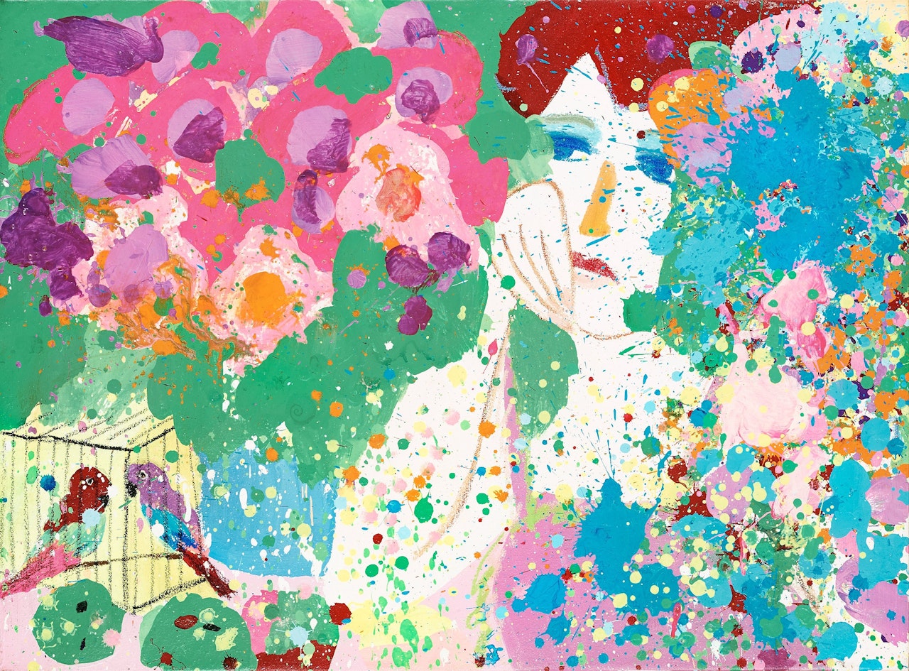 "I like stay home" by Walasse Ting