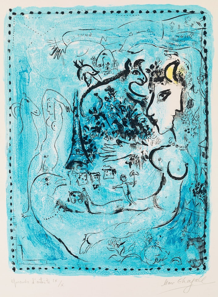 "Nocturne" by Marc Chagall