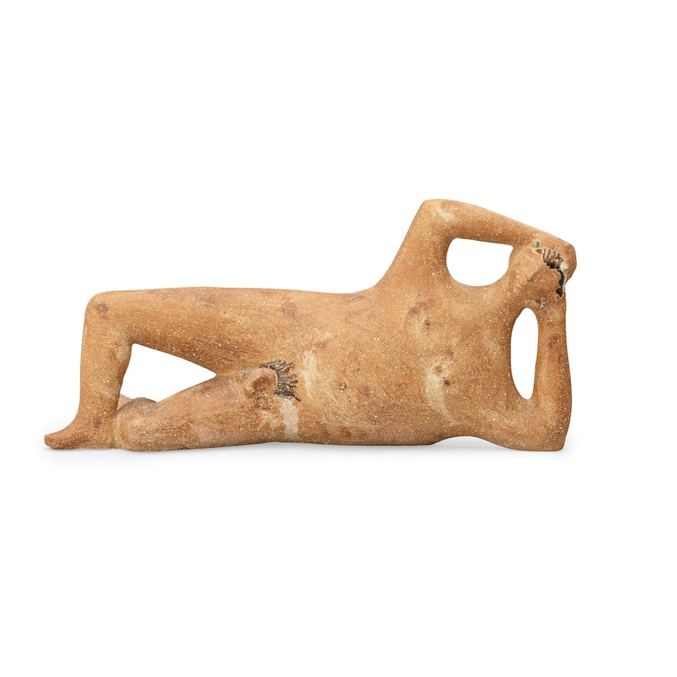 A Stig Lindberg stoneware sculpture by Stig Lindberg