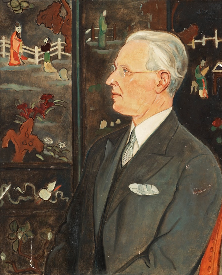 Portrait of Sixten Strömbom by Einar Jolin
