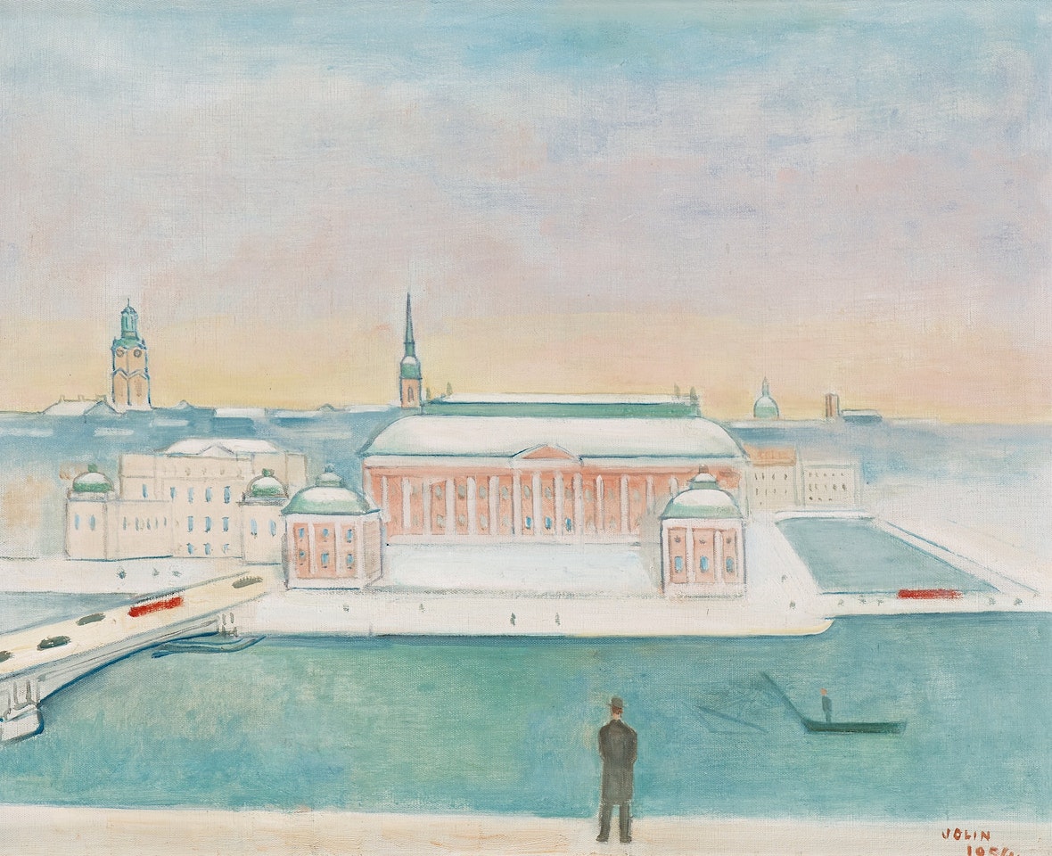 Views to Riddarholmen by Einar Jolin