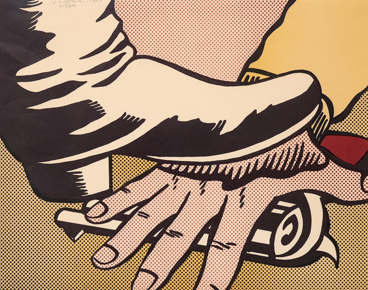 "Fot and Hand" by Roy Lichtenstein