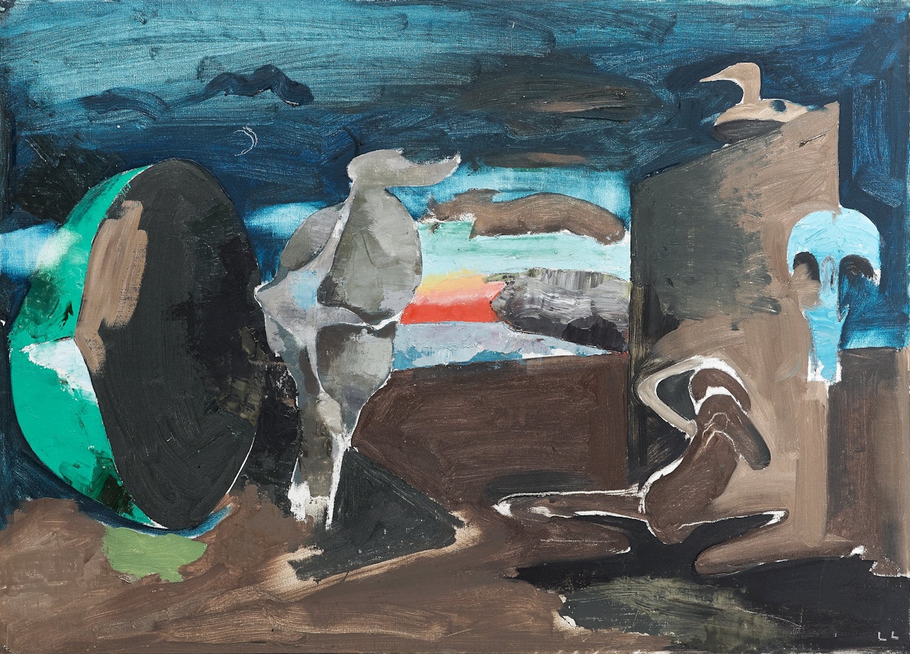 "Landskap V" (Landscape from Gotland) by Lage Lindell