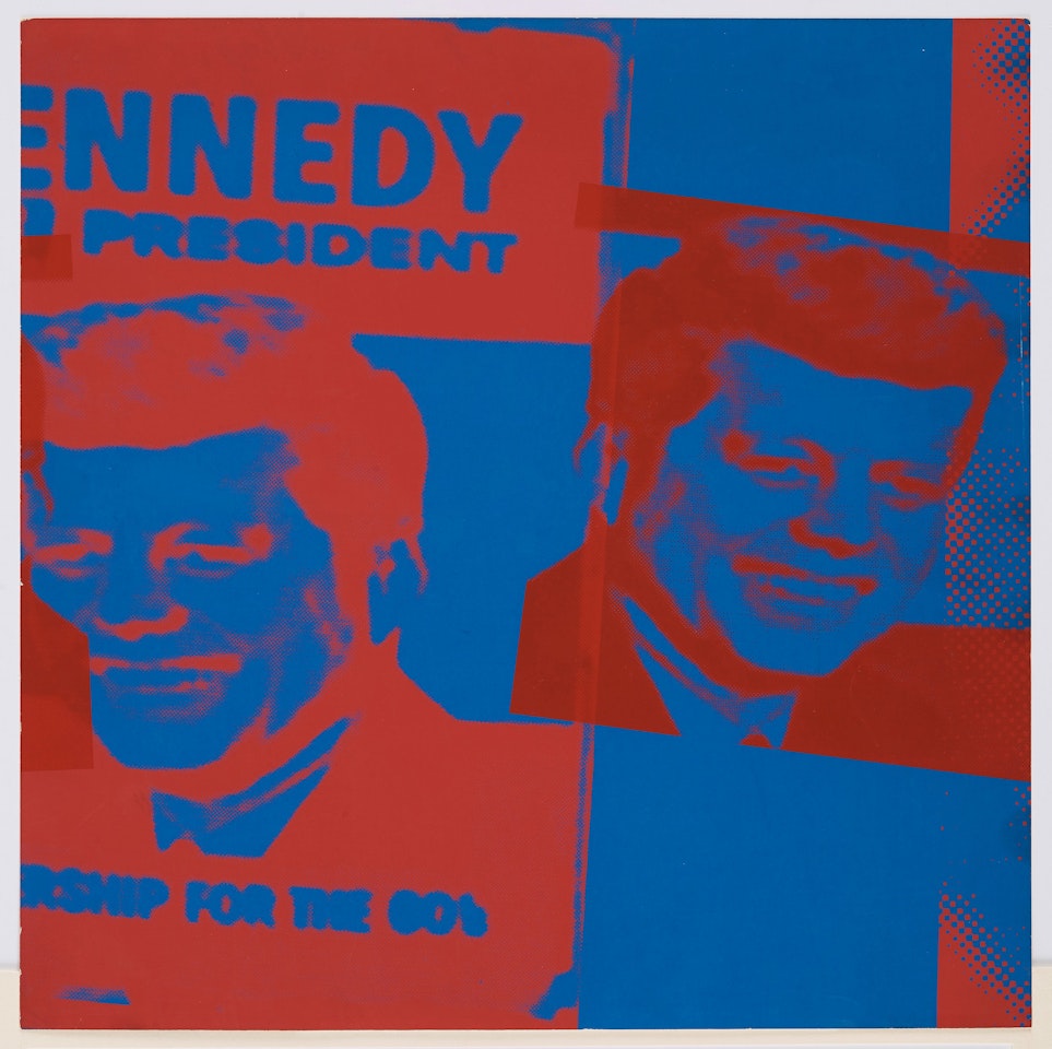 Plate XI, John F. Kennedy, from: "Flash - November 22, 1963" by Andy Warhol