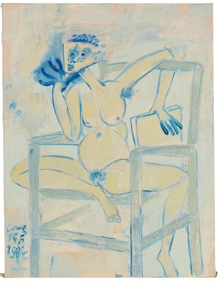 "Femme dans une chaise" by Louis Cane