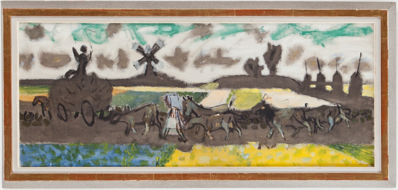Landscape from Hanhalls, Halland by Ragnar Sandberg