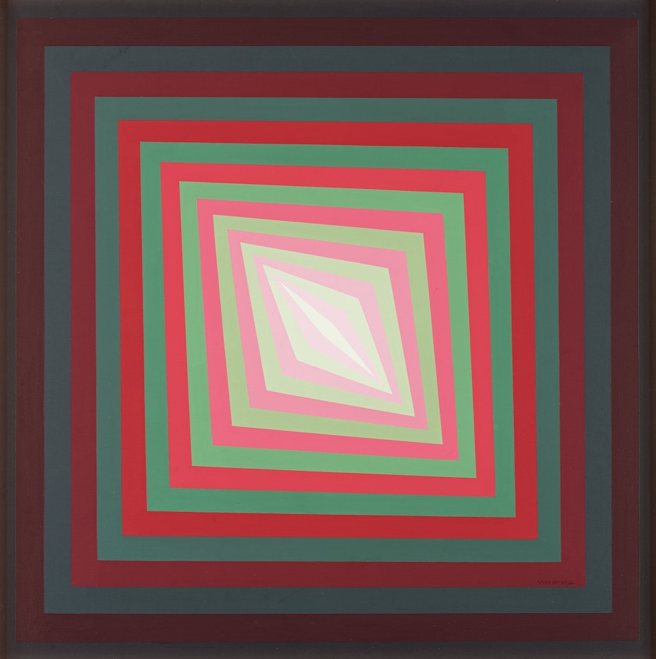 "Vonal-lum" by Victor Vasarely