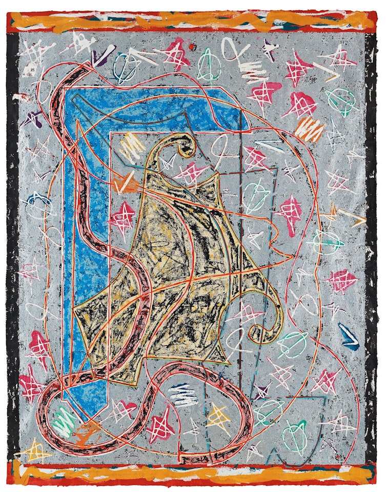 "Imola Three II, State I", from; "The Circuits Series" by Frank Stella