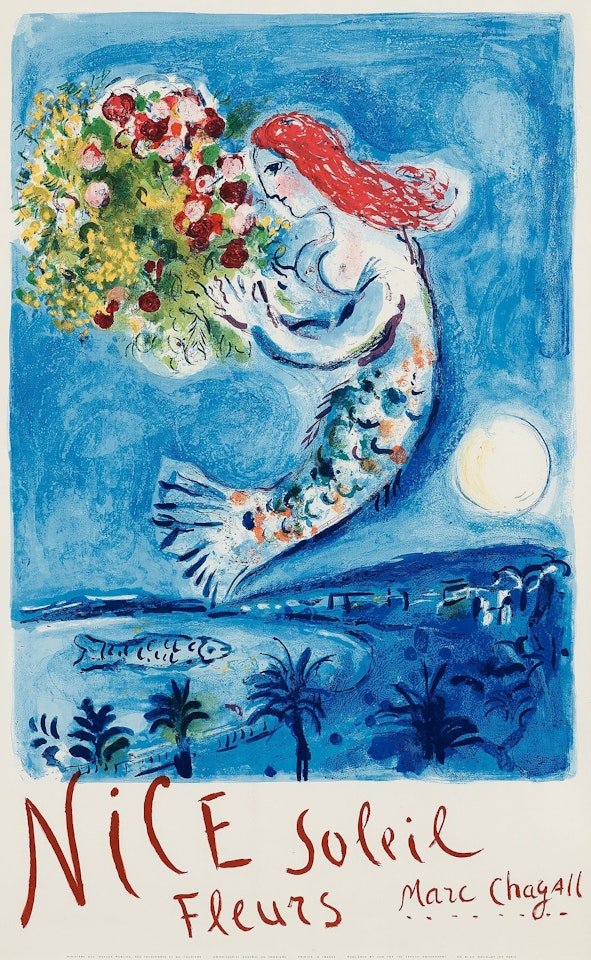 La Baie des Anges by Marc Chagall