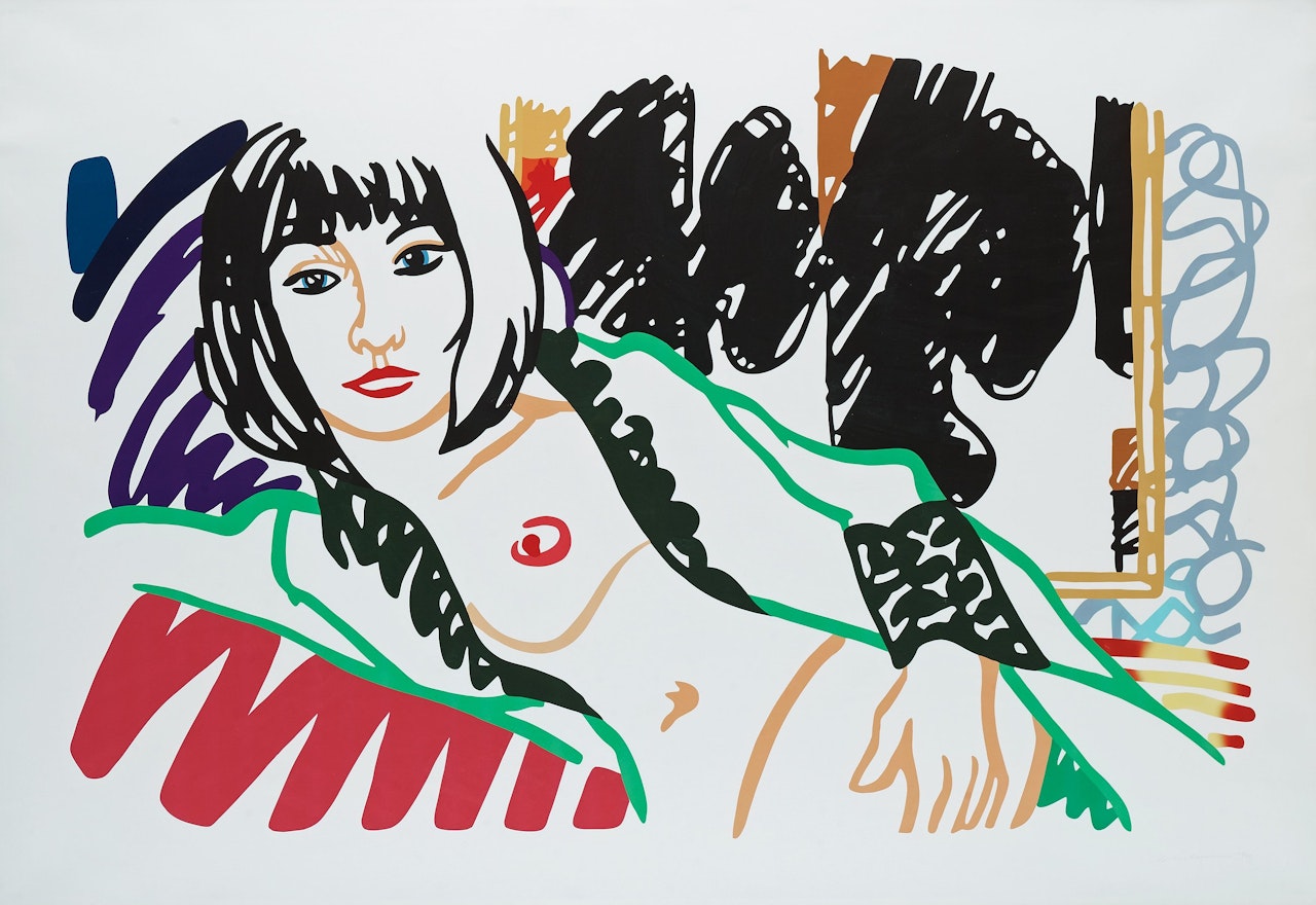 "Monica in Robe with Motherwell" by Tom Wesselmann