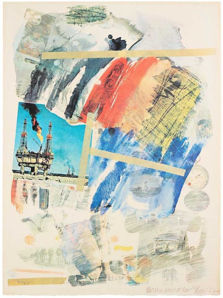 "Untitled" ur: Horchow Portfolio. by Robert Rauschenberg