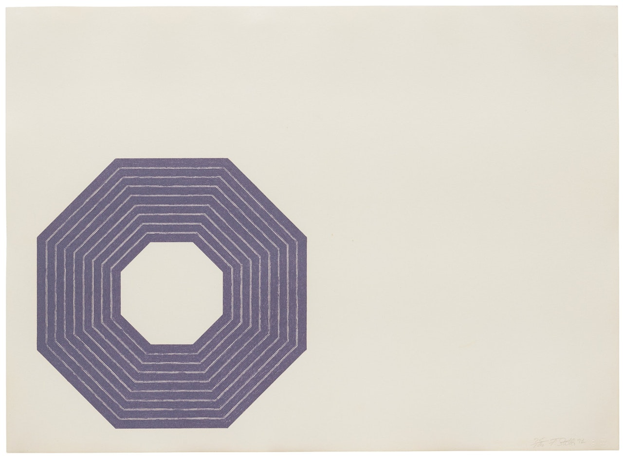 "Henry Garden" from "Purple Series" by Frank Stella